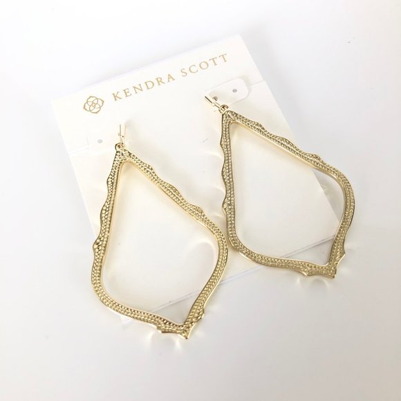 Sophee Drop Earrings In Gold - Picture 1 of 10